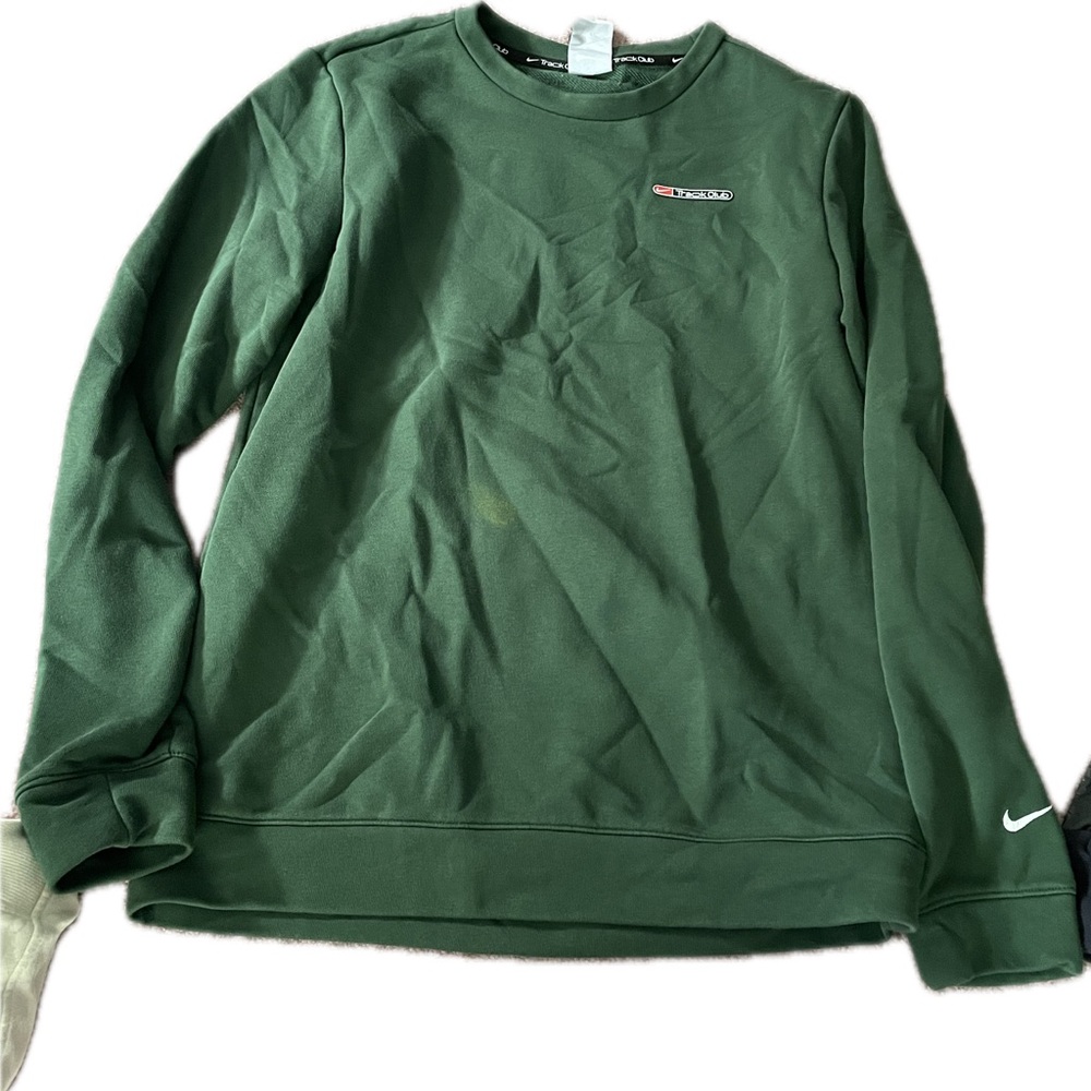 nike crew neck green size small men